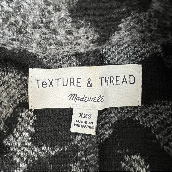 Madewell Texture & Thread Blazer Coat in Jungle Cat animal Print Gray XXS - Picture 6 of 6